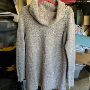 Cozy Cowl Neck Sweater - Cream